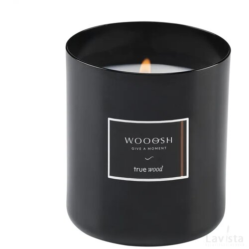 Wooosh Scented Candle True Wood Geurkaars Zwart