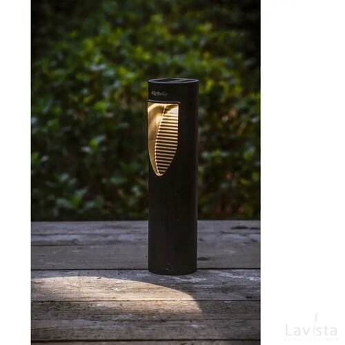 Grundig Solar Tuinlamp met LED-licht Zwart