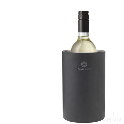 Coolsteel Rcs Recycled Steel Wijnkoeler Zwart