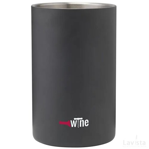 Coolsteel Rcs Recycled Steel Wijnkoeler Zwart