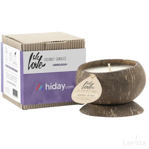 We Love The Planet Coconut Candle Kaars Charming Chestnut