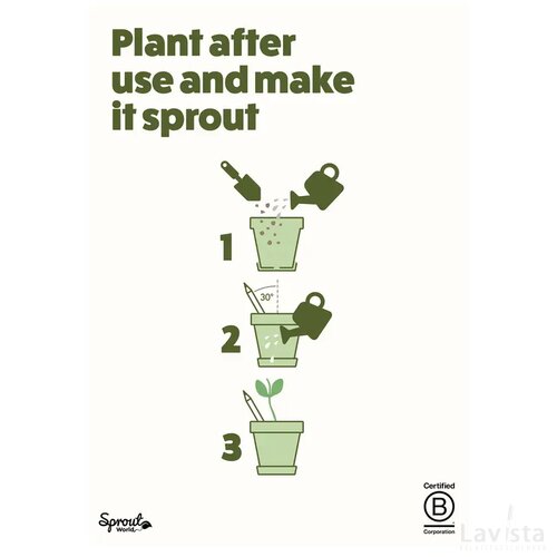 Sproutworld Sharpened Pencil Potlood Veldbloemen