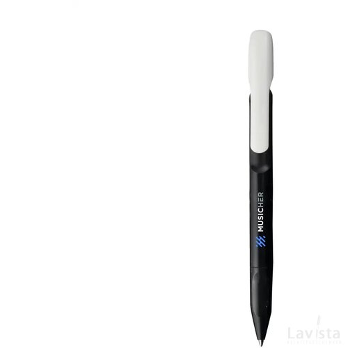Senator Evoxx Polished Recycled White Clip Pennen Zwart