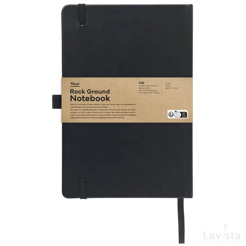 Rock Ground Notebook Notitieboek Zwart
