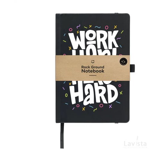 Rock Ground Notebook Notitieboek Zwart