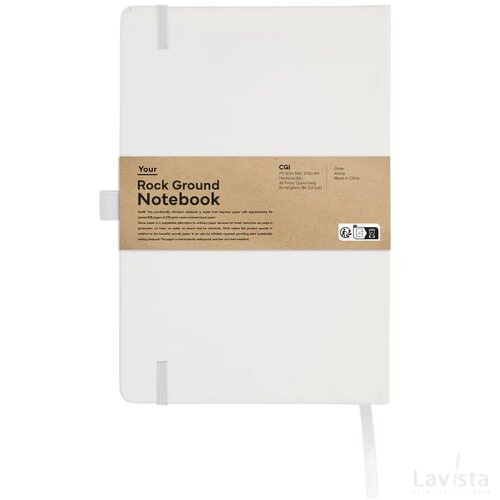 Rock Ground Notebook Notitieboek Wit