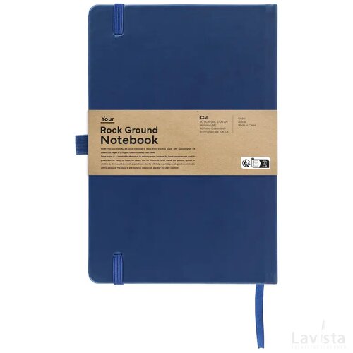 Rock Ground Notebook Notitieboek Donkerblauw