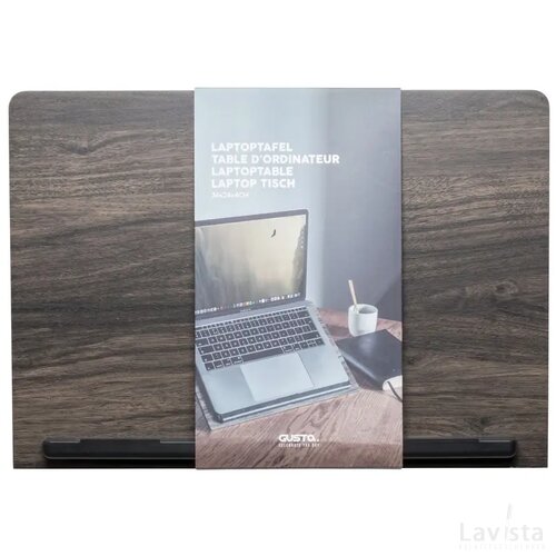 Gusta Laptopstandaard Bruin
