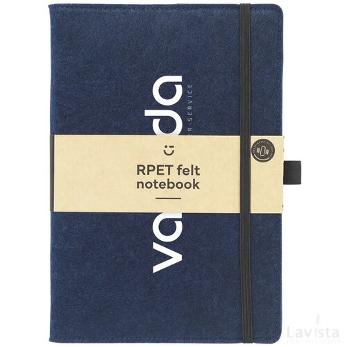 Felty Grs Rpet Notebook A5 Notitieboek Donkerblauw