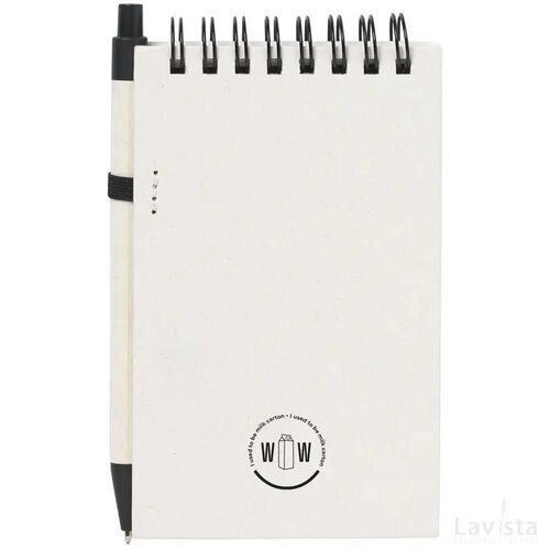 Milk-Carton Smart Note Set Notitieboek Zwart