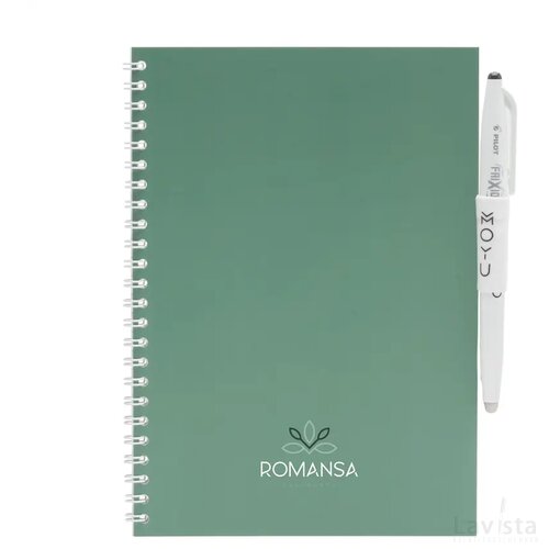 Moyu Erasable Stone Paper Notebook Softcover 18 Pag. Groen