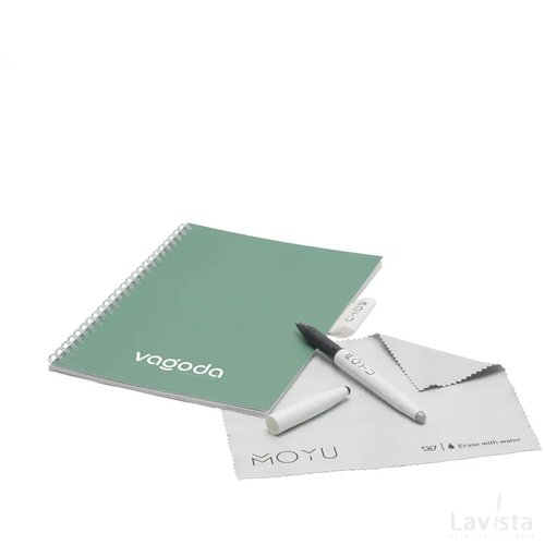 Moyu Erasable Stone Paper Notebook Softcover 18 Pag. Groen