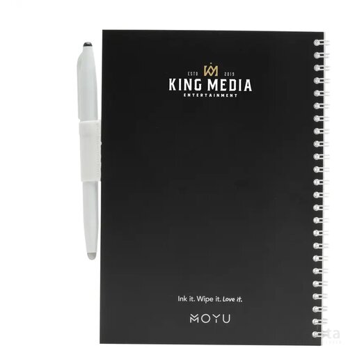 Moyu Erasable Stone Paper Notebook Softcover 18 Pag. Zwart