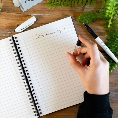 Moyu Erasable Stone Paper Notebook Softcover 18 Pag. Zwart