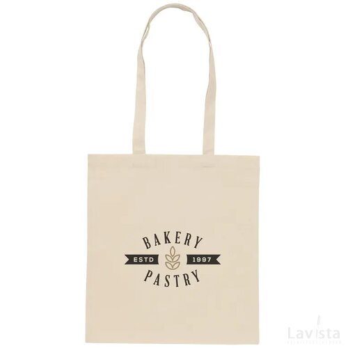 Shoppybag Grs Recycled Cotton (180 G/M²) Winkeltas Naturel