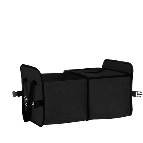 Trunk Rpet Felt Organizer Cooler Opbergtas/Koeltas Zwart