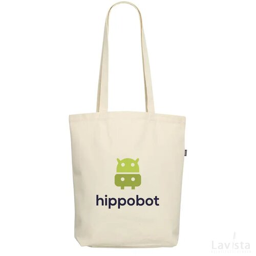 Recycled Canvas Bag Natural Winkeltas Naturel