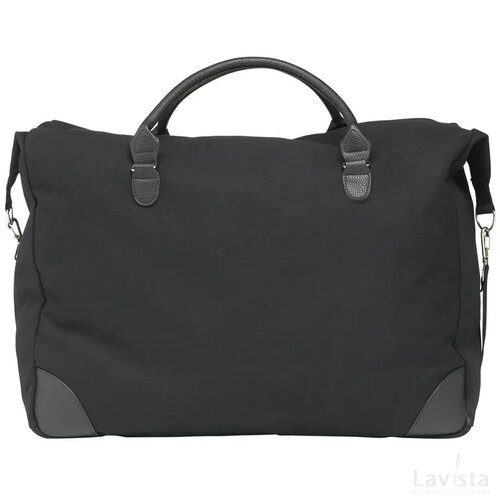 Denver Duffle Recycled Canvas Reistas Zwart
