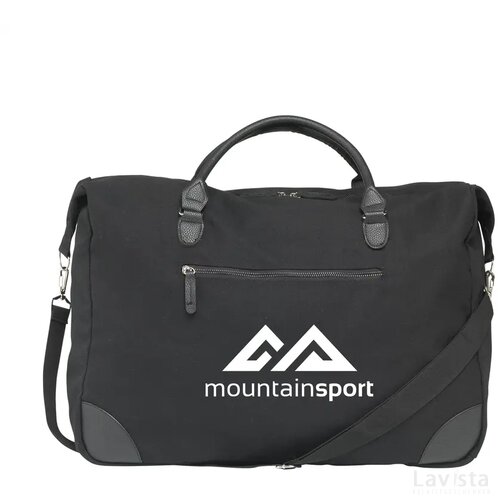 Denver Duffle Recycled Canvas Reistas Zwart