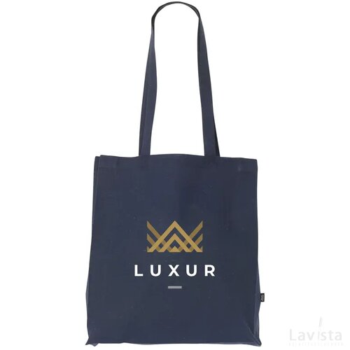 Colour Square Bag Grs Recycled Cotton (150 G/M²) Tas Navy