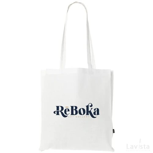 Colour Square Bag Grs Recycled Cotton (150 G/M²) Tas Wit
