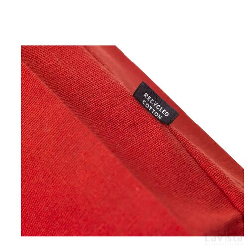 Colour Square Bag Grs Recycled Cotton (150 G/M²) Tas Rood