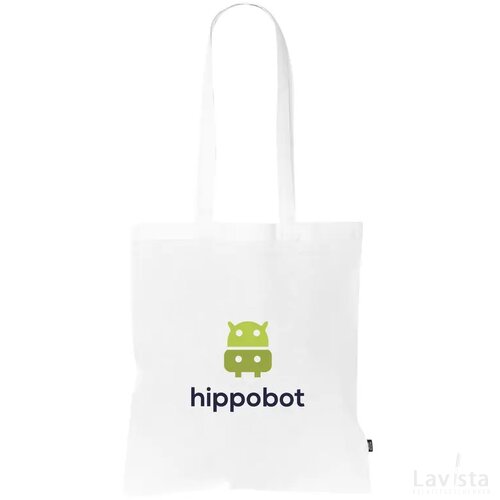 Shoppy Colour Bag Grs Recycled Cotton (150 G/M²) Tas Wit