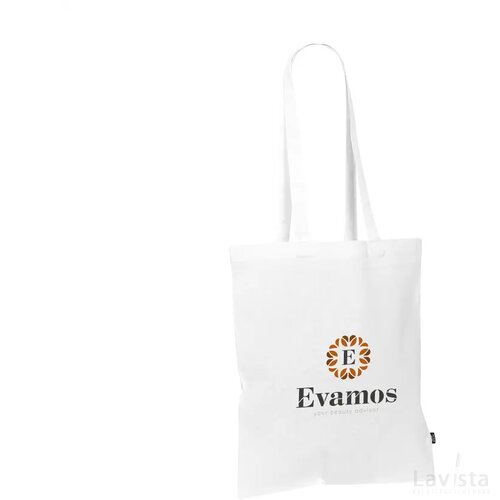 Shoppy Colour Bag Grs Recycled Cotton (150 G/M²) Tas Wit