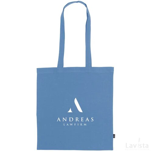 Shoppy Colour Bag Grs Recycled Cotton (150 G/M²) Tas Lichtblauw