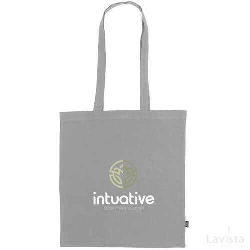 Shoppy Colour Bag Grs Recycled Cotton (150 G/M²) Tas Grijs
