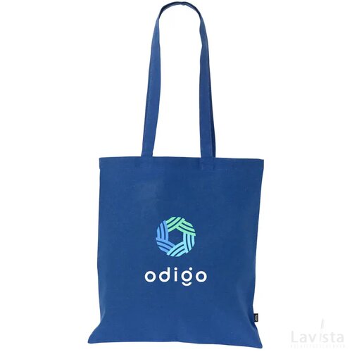 Shoppy Colour Bag Grs Recycled Cotton (150 G/M²) Tas Blauw