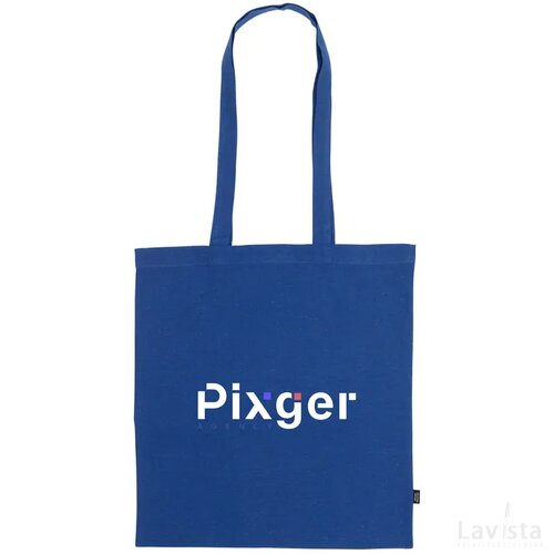 Shoppy Colour Bag Grs Recycled Cotton (150 G/M²) Tas Blauw
