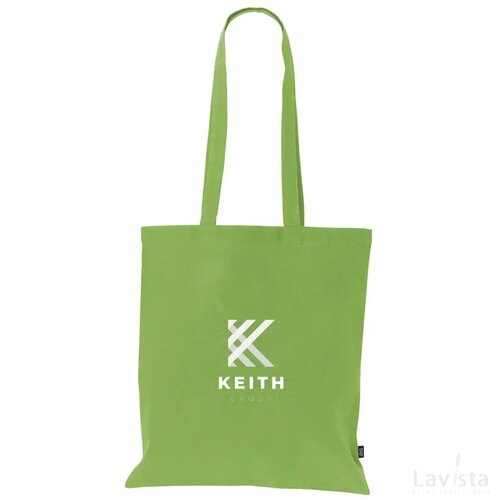 Shoppy Colour Bag Grs Recycled Cotton (150 G/M²) Tas Lichtgroen