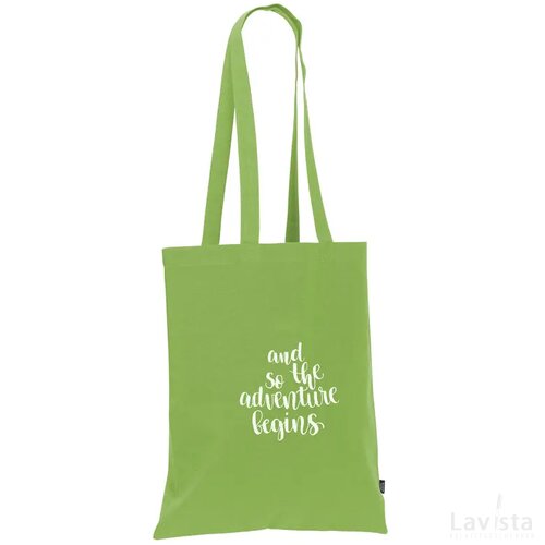 Shoppy Colour Bag Grs Recycled Cotton (150 G/M²) Tas Lichtgroen
