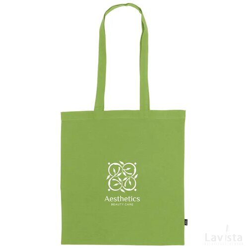 Shoppy Colour Bag Grs Recycled Cotton (150 G/M²) Tas Lichtgroen