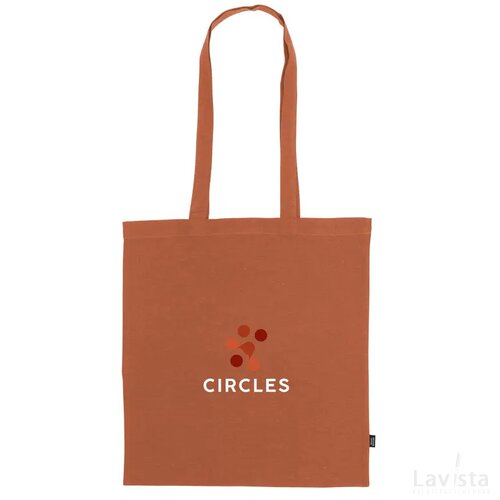 Shoppy Colour Bag Grs Recycled Cotton (150 G/M²) Tas Oranje