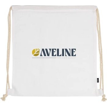 Promocolour Grs Recycled Cotton Backpack (150 G/M²) Wit