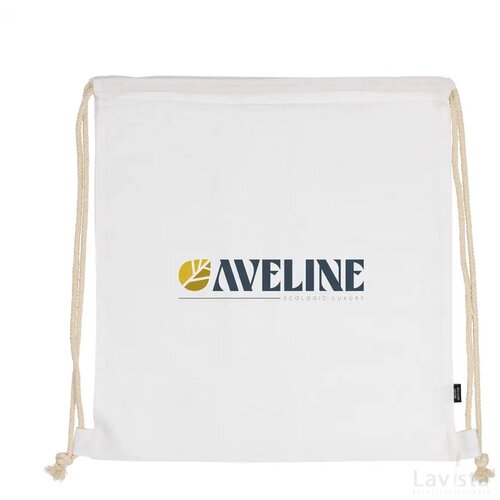 Promocolour Grs Recycled Cotton Backpack (150 G/M²) Wit