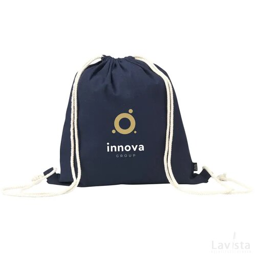 Promocolour Grs Recycled Cotton Backpack (150 G/M²) Navy