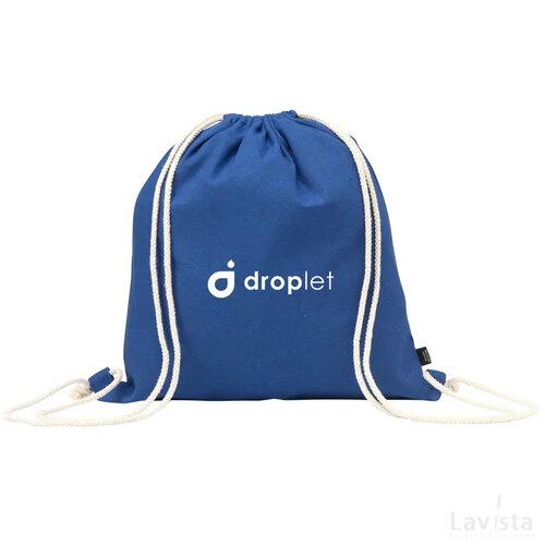 Promocolour Grs Recycled Cotton Backpack (150 G/M²) Blauw