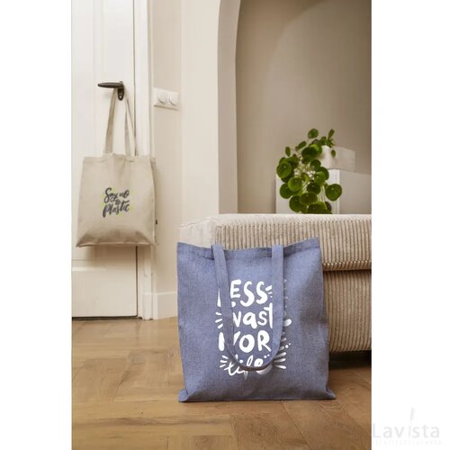 Melange Shopper Grs Recycled Canvas (280 G/M²) Tas Blauw