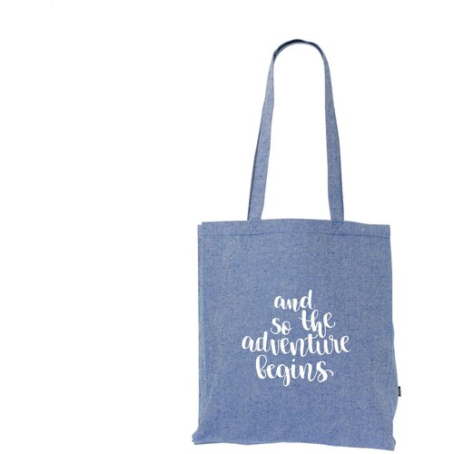 Melange Shopper Grs Recycled Canvas (280 G/M²) Tas Blauw