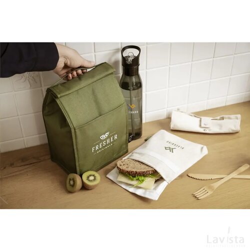 Be Cool Grs Rpet Lunchbag Lunchtas Olijfgroen