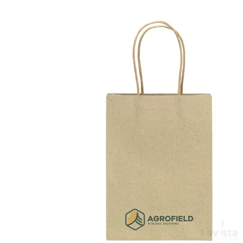 Leaf It Bag Gerecycled Graspapier (120 G/M²) S Bruin