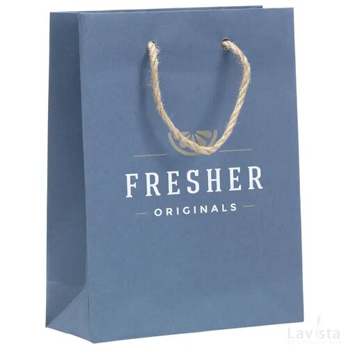 Leaf It Bag Gerecycled Met Jeansvezels (180 G/M²) S Donkerblauw