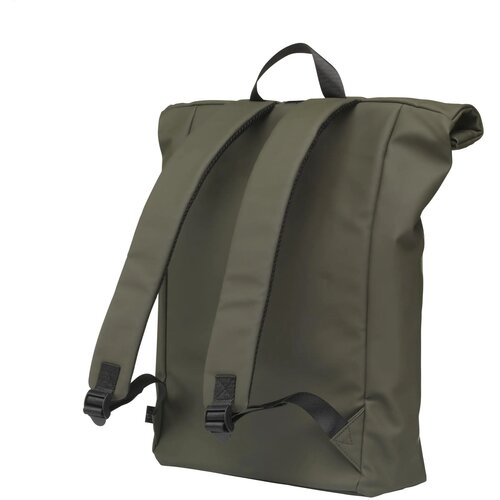 Lennon Roll-Top Recycled PU Laptop Rugzak