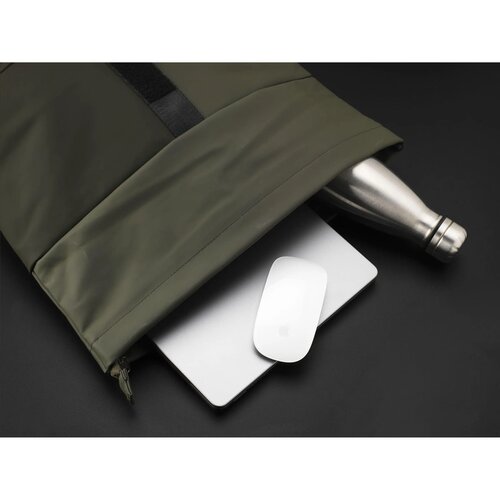 Lennon Roll-Top Recycled PU Laptop Rugzak