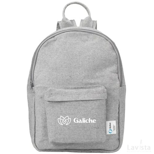 Wolkat Agadir Recycled Textile Backpack Rugzak Grijs
