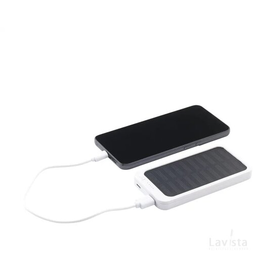 Solar Powerbank 4000 Oplader Wit
