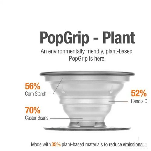 Popsockets® Plant Telefoonhouder Transparant Grijs